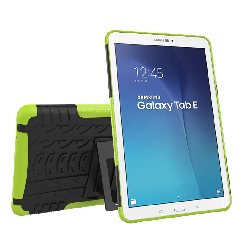 Case for Samsung Galaxy Tab E 9.6 case T560 TPU+PC Tablet Armore Cover for Samsung Tab e 9.6 inch SM-T560 T561 T565 T567 coque tablet touch pens