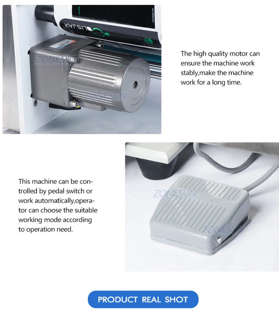 ZONESUN ZS-TB100SW Semi Automatic Round Bottle Labeling Machine