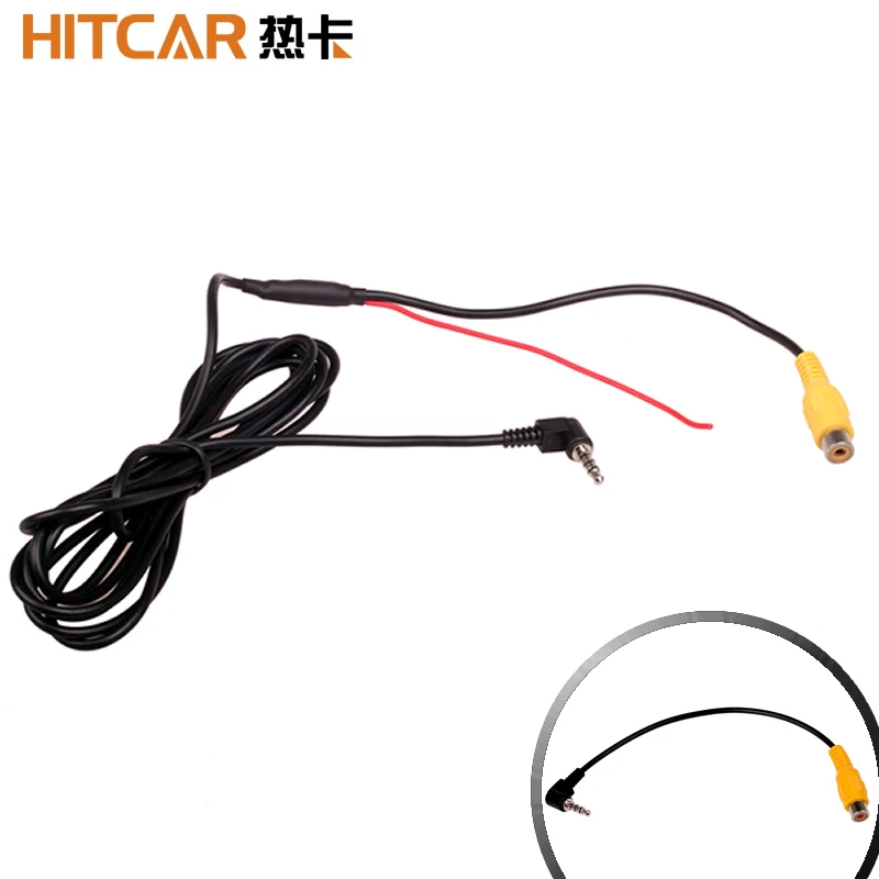 Car 2.4G Wireless Video Cable for Backup Camera to GPS Tablet Aux 2.5mm AV-IN