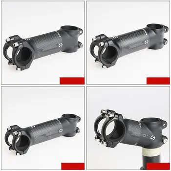 

TOSEEK Bicycle Accessories Carbon Fiber Bicycle Aluminum Alloy Leading Road Bike Riser Mountain Handlebar