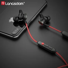 Langsdom L80 беспроводные наушники Bluetooth 3 EQ Звуковые режимы блютуз наушники для телефона IPX6 водонепроницаемые спортивные наушники беспроводные