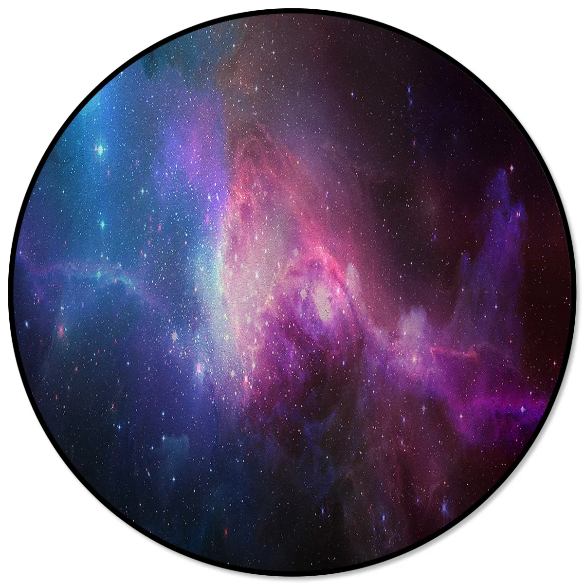 Красивые Звездные туманности, красочные круглые ковры для гостиной, декоративные коврики для детской комнаты, коврики для спальни, современные коврики