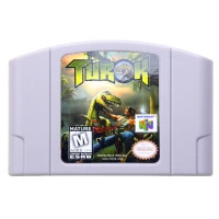 Turok Rage Wars 64 бит игры шутеры игры видеоигры картридж консоль карты английский язык США Версия для nintendo - Цвет: Turok Rage Wars