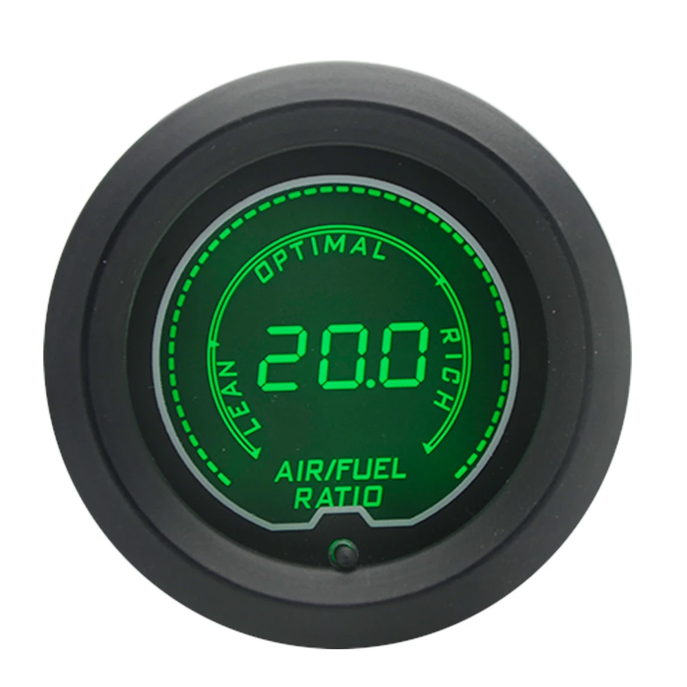 Car Gauge 52mm Air Fuel Ratio Gauge LCD Digital