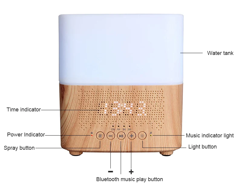 Smart bluetooth aroma essential oil humidifier air flavoring diffuser ultrasonic mist maker humidifiers aromatherapy diffusers