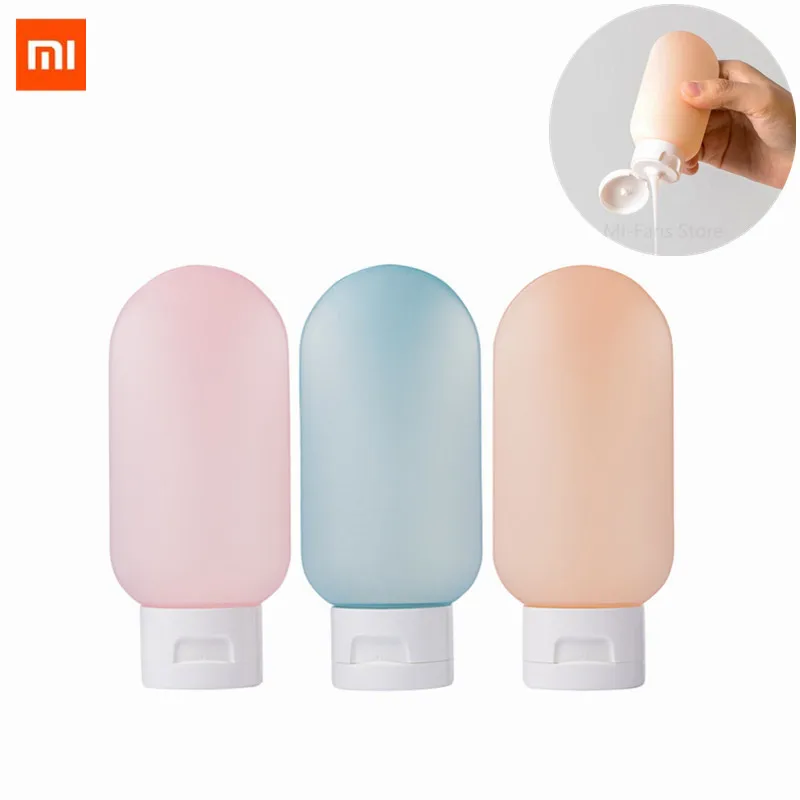 

Xiaomi Youpin U Travel Sub Bottle Silicone Portable Easy Soft Skin-Friendly Healthy Safe 60ml/Piece for Family Travel 3pcs a Box