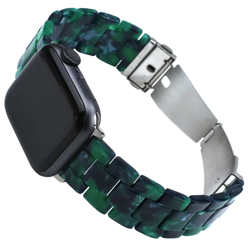 Essidi горячий полимерный браслет ремешок для Apple Watch Series 5 4 3 2 1 Женский Мужской умный Браслет Петля для Iwatch 38 40 42 44 мм