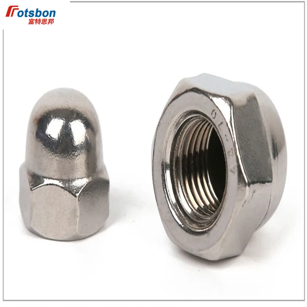 M3/M4/M5/M6/M8/M10 Tappi A Cupola Esagonali Ecrou Dadi A Ghianda Tuercas Testa A Sfera Rotonda Cejilla Cache Dado Per Bulloni Porca Mutter Din917