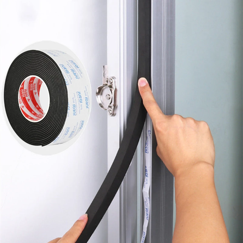 黒いドアの粘着テープ 5mロール 安全なキャビネット コーナーバンパー 脚パッド 床保護 テープ Aliexpress