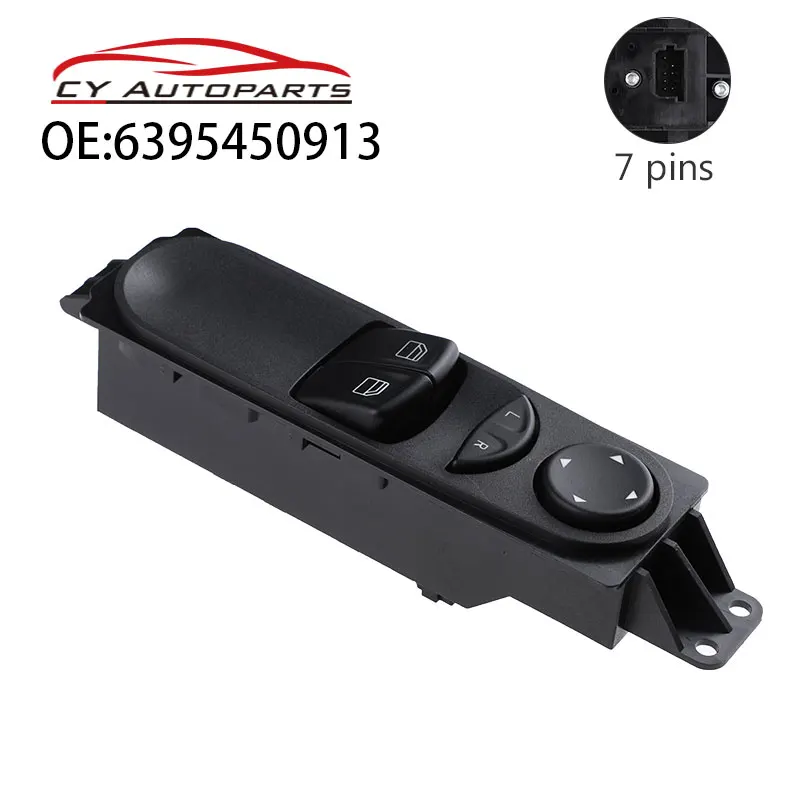 

Выключатель окна YAOPEI 7 Pin Power Master для Mercedes -Benz W639 выключатель стеклоподъёмника Vito Mixto Kasten 2003-2015 6395450913 A6395450913