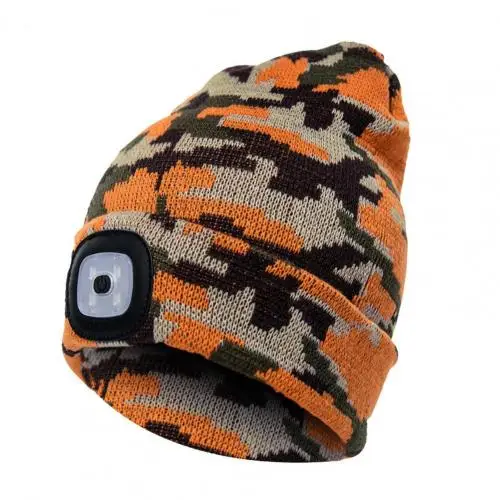 NEW LED Lighted Beanie Cap Hip Hop Men 