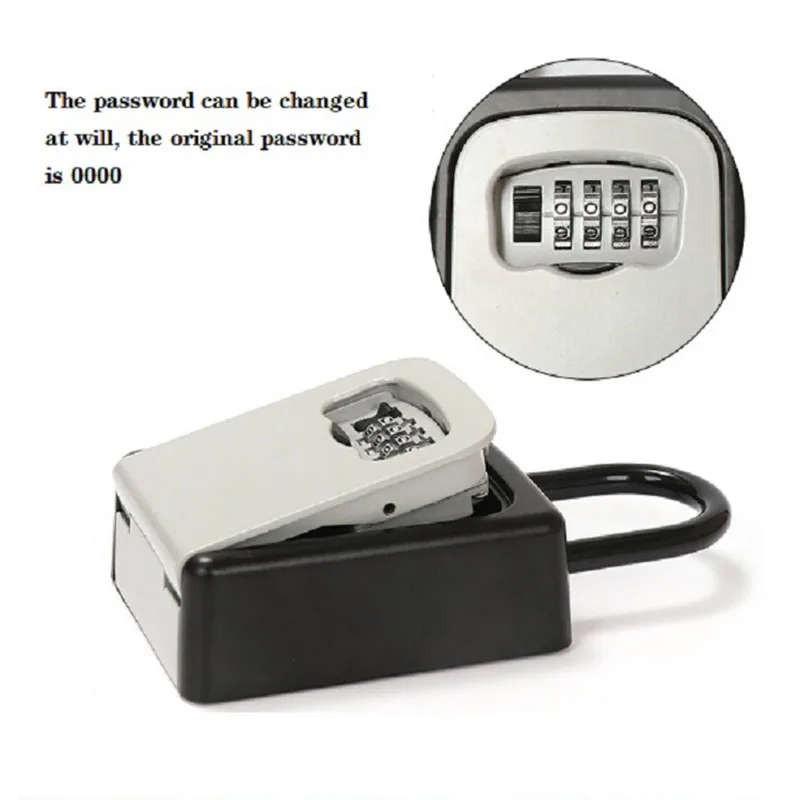 Mini Safe Housekeeper Secret Stash Key Lock Box Outdoor Wall Key Holder Digital Password Wall Keys Box Secret Compartment