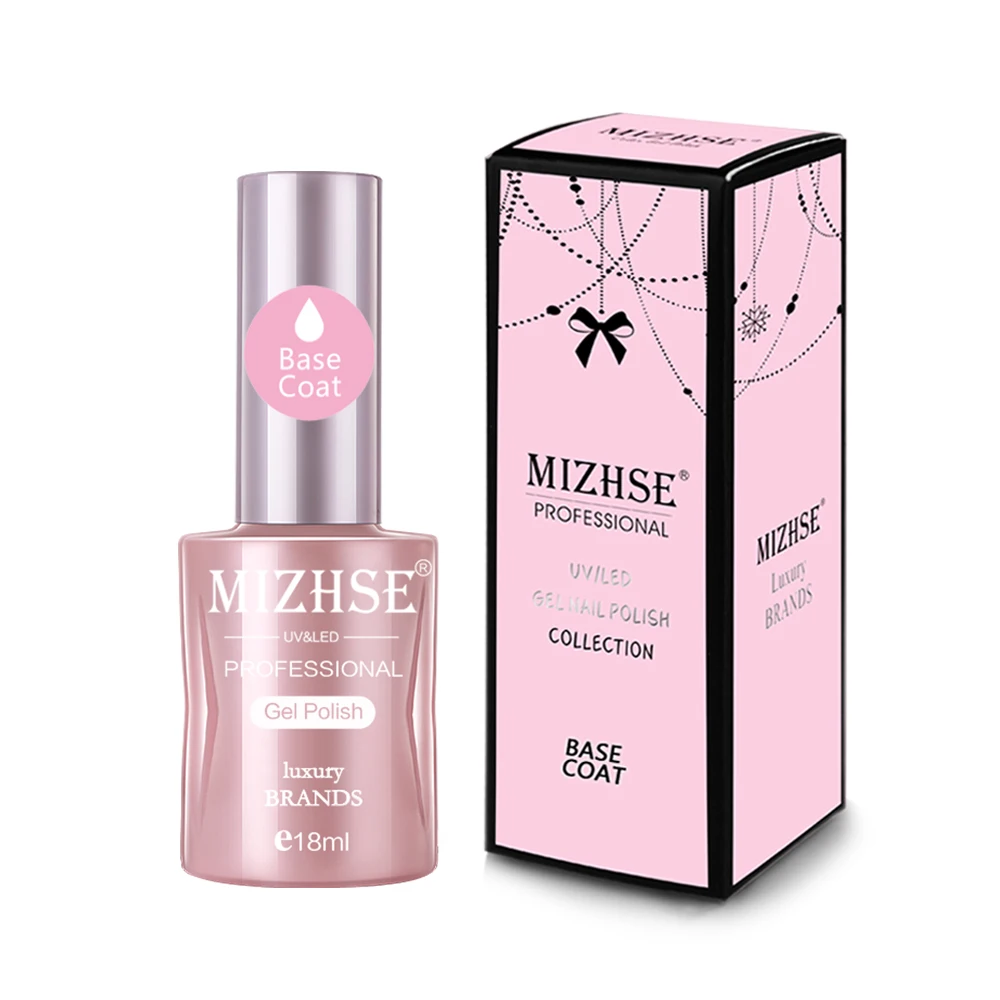 BASE Coat MIZHSE, 12 цветов, 30 мл/15 мл, полигелевый гель для ногтей, красный, синий, желтый, полигелевый гель для ногтей, Mtte Top Soak Off, УФ, твердый, быстрый, строительный гель - Цвет: BASE Coat