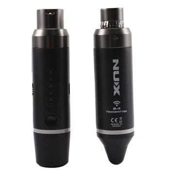 

Nux B-4 2.4G Wireless Guitar Microphone System Transmitter Receiver For Camera Amp Wireless Audio Interface Transmission Set