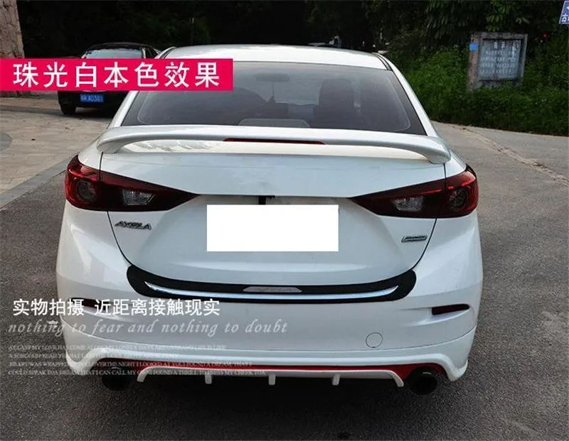 Автомобильный Стайлинг ABS внешний светильник с крашеными хвостовыми плавниками для Mazda Axela Mazda 3