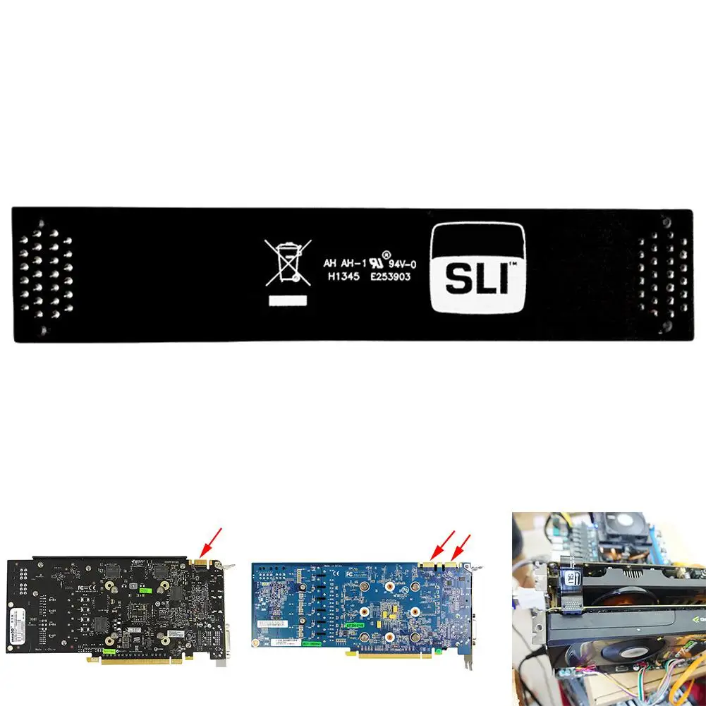Высокоскоростной разъем для видеокарт адаптер SLI Bridge GTX1070/1080|Компьютерные кабели