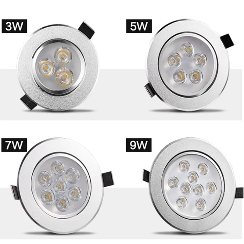 LED Downlight Dimmable LED downlight COB Shoot light 3w5w7w9w12w15w18w ultra bright LED ceiling household indoorIndoor lighting