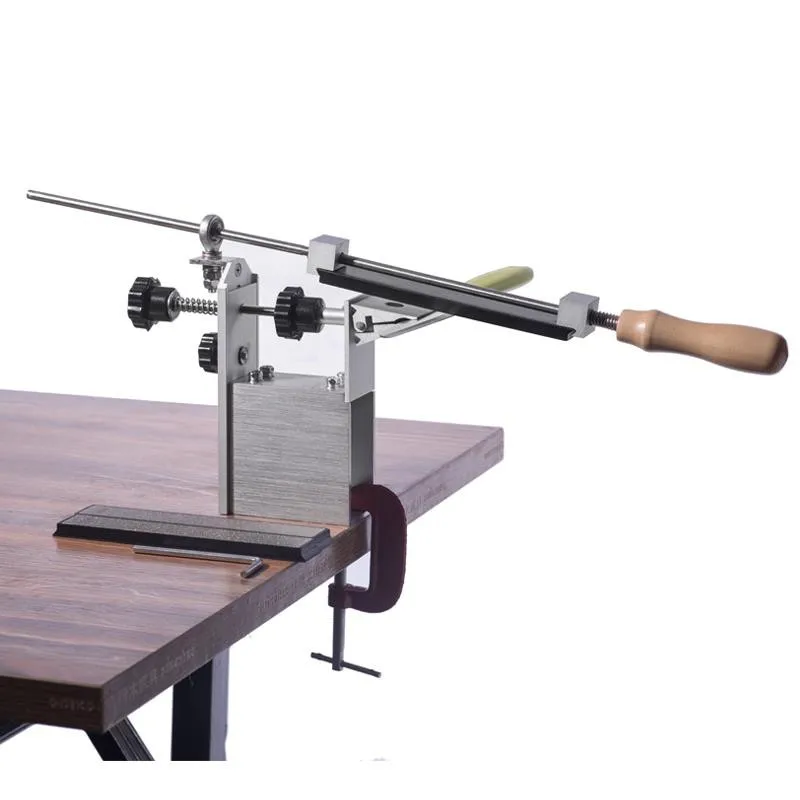 

New 360 rotary Knife sharpener Sharpening System knife Apex edge sharpener with 3pcs diamond whetstone 240#600#1000#