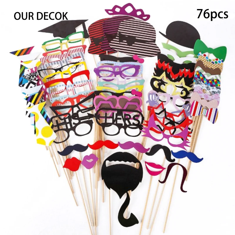 Photo Props Photobooth Just Merried Funny Glasses DIY Birthday Baby Shower Boy Girl Photo Booth Props Wedding Decorations mocsicka birthday party round backdrop animal sfari baby shower circle cake table decor photo props studio booth background