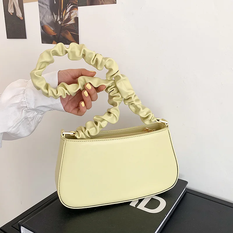 

2021 модная женская сумка на плечо из искусственной кожи, роскошные сумки для женщин, французский дизайн, ретро мини сумка на плечо для подмышек, женские сумки