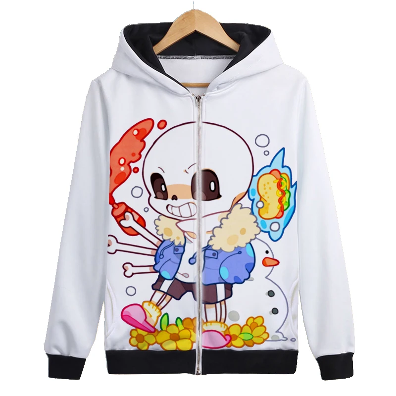 Игра Undertale Аниме Косплей Костюм с капюшоном для мужчин и женщин на каждый день карнавал Хэллоуин одежда с длинными рукавами - Цвет: as the picture