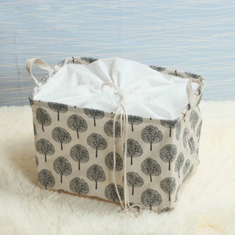 

Familysky Desktop Storage Basket Sundries Underwear Toy Storage Box Cosmetic Book Organizer Stationery Container Laundry Basket