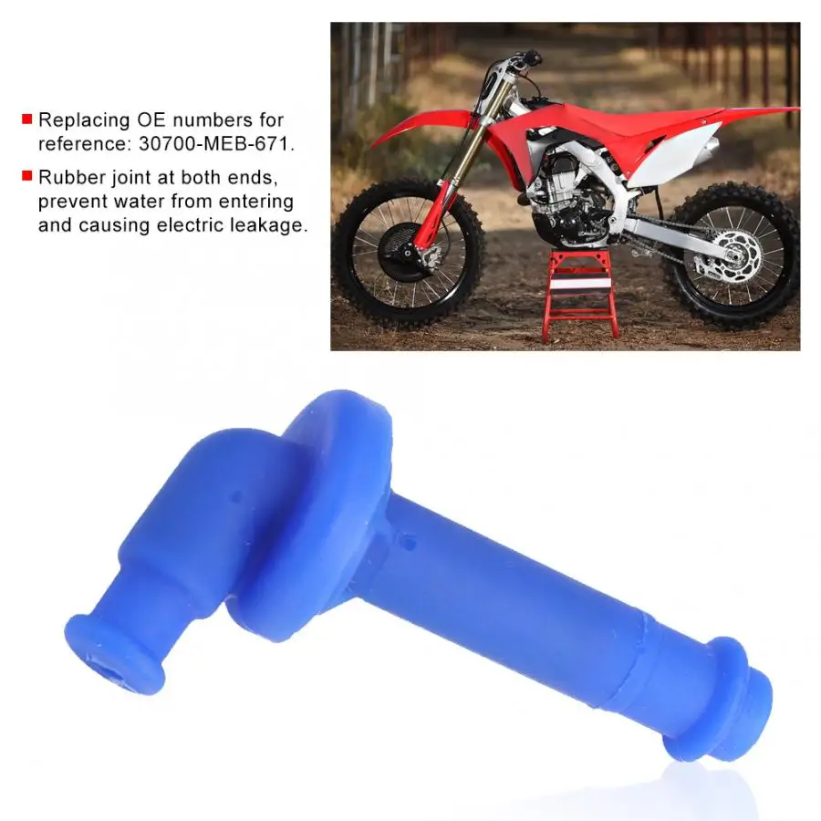 Замена крышки зажигания мотоцикла 30700-MEB-671 Подходит для Honda CRF450R/CRF450X/Honda TRX450R/ER Резиновая Заглушка зажигания