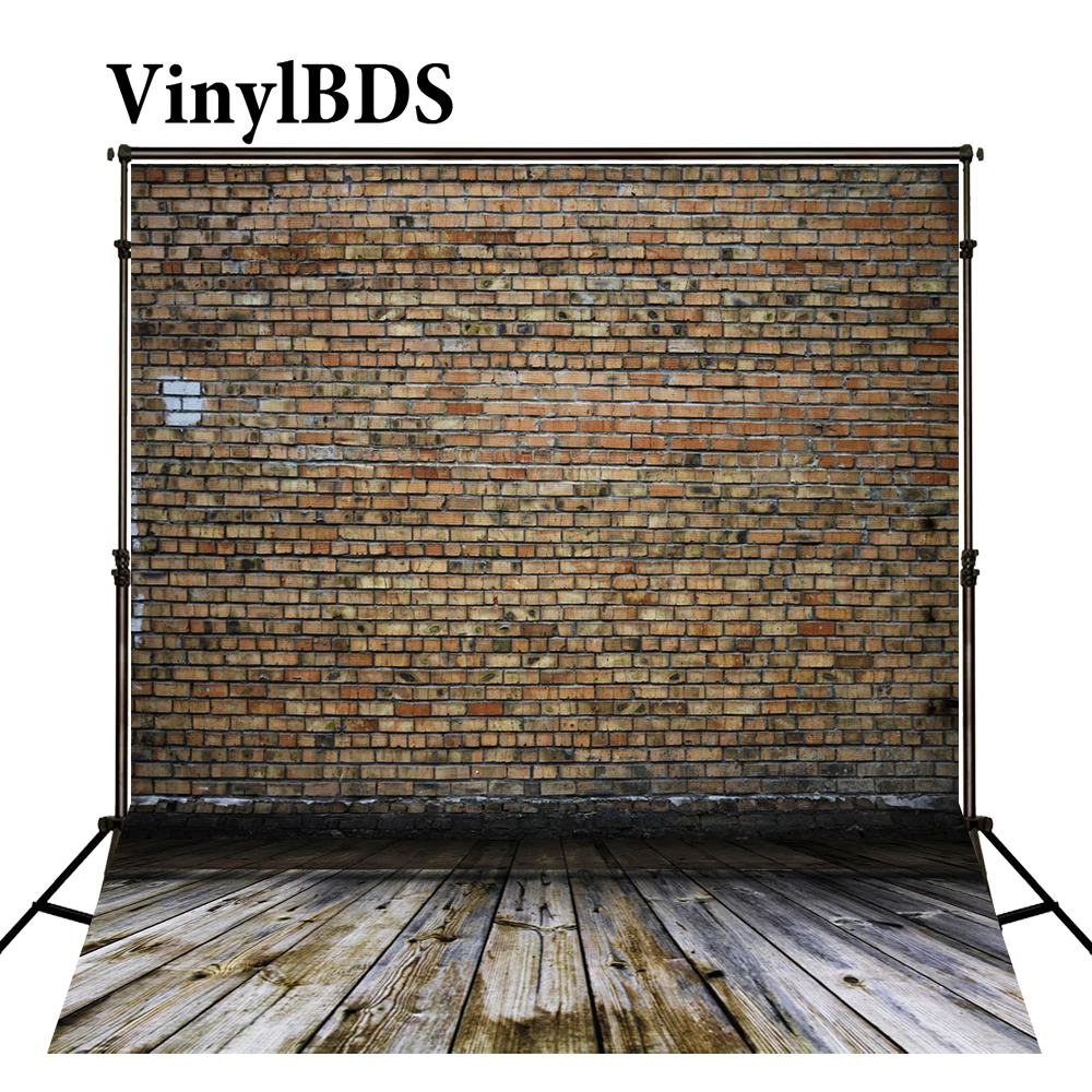VinylBDS фон для фотосъемки новорожденных детей красная кирпичная стена студийной |
