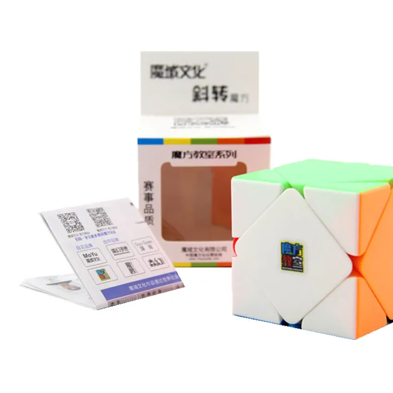Классный магический куб MoYu MoFang с косым узором 3x3 профессиональная Скорость 3x3x3