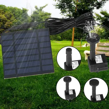 

Solar Power Floating Fountain Water Pump for Garden Pond Pool Fish Tank pvc Solar Landscape Fountain Pump Garden Outdoor