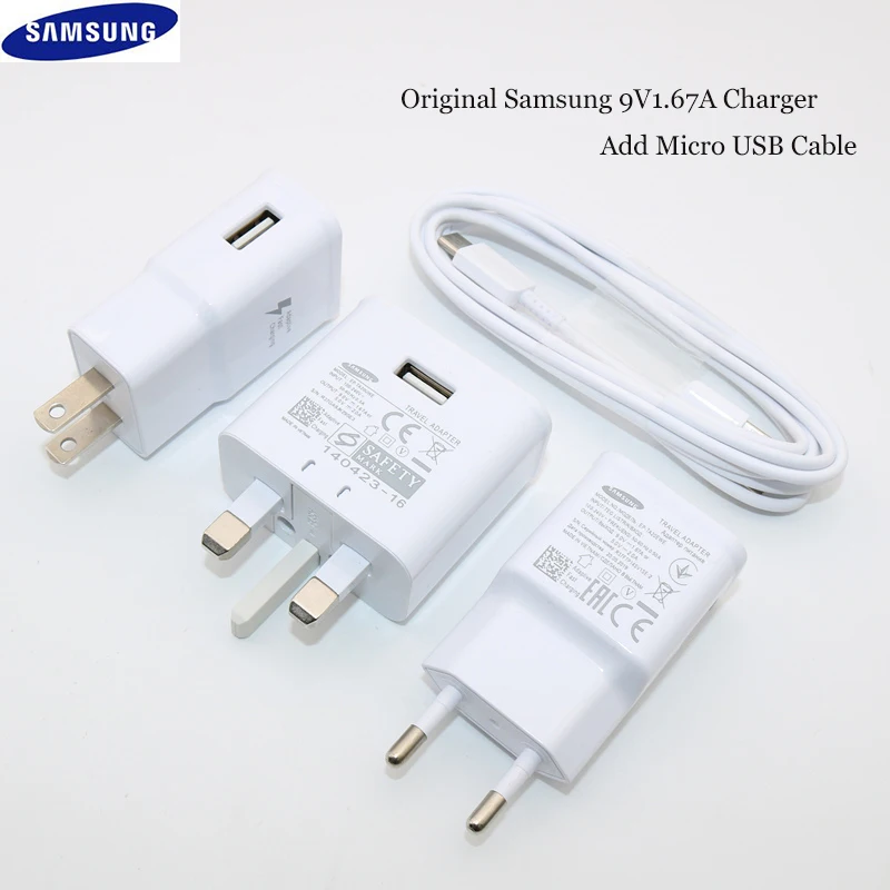 Портативное зарядное устройство Quick Charge Адаптивное быстрое USB для Samsung S4 S6 S7 Edge A10 J7