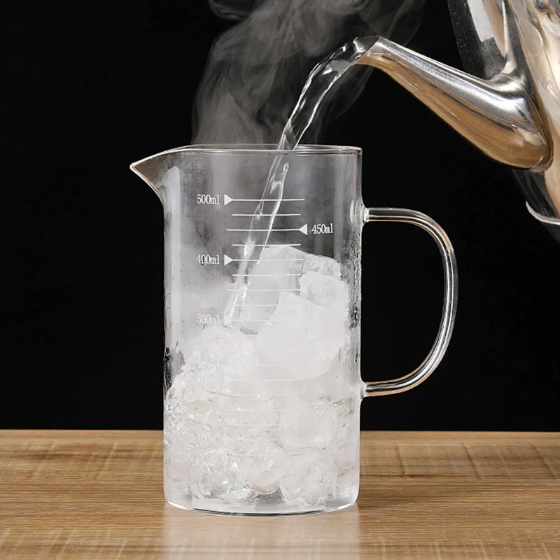 Large Glass Measuring Cup Borosilicate Glass Kitchen Liquid Measuring Jug  Glass Cup with Measurement Scale Kitchen Accessories - AliExpress