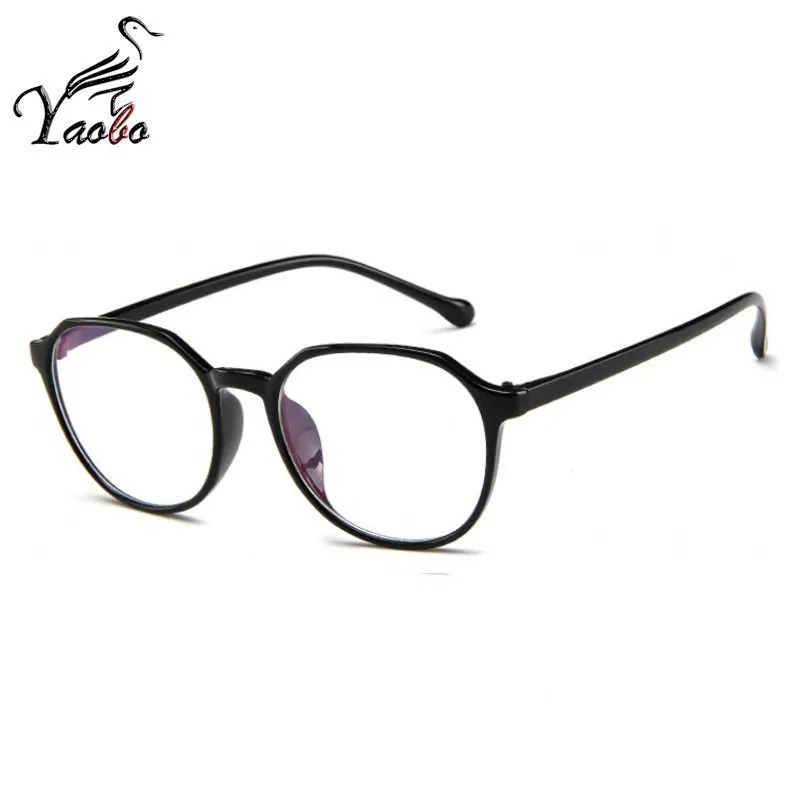 Retro Men Spectacle Frame Women's Glasses Transparent Vintage Square Clear Square Clear Lens Glasses Optical irregular Frame