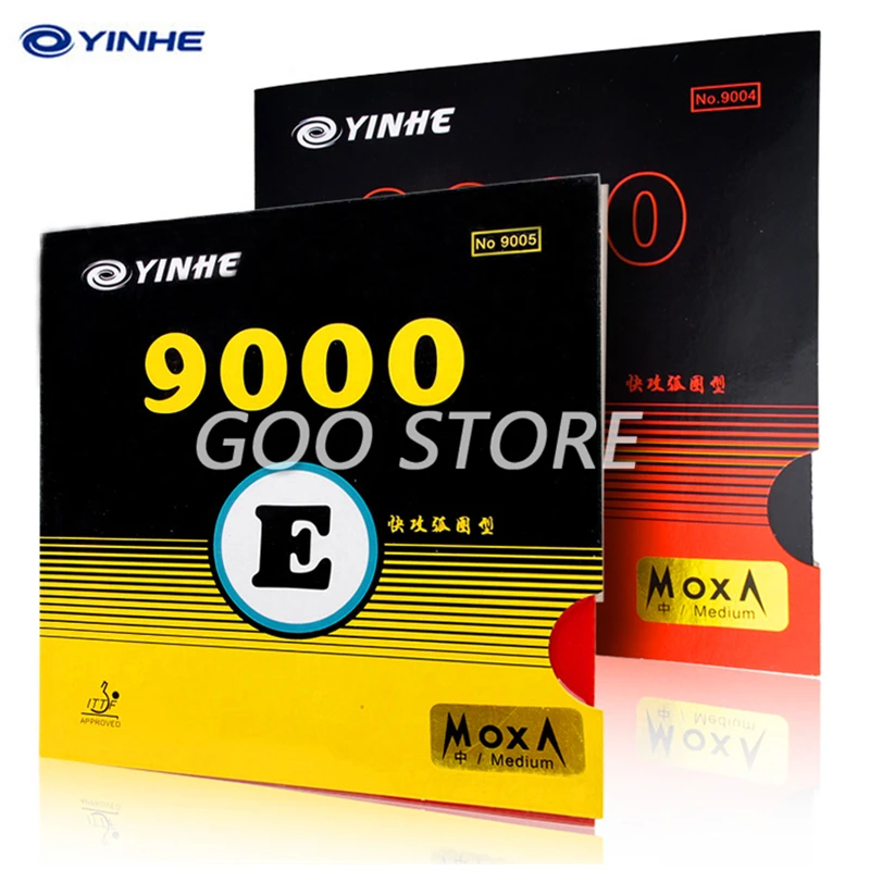 Description Picture 2 of itemYINHE 9000 Table Tennis Rubber Sticky Quick Attack Loop pips-in Galaxy 9000D 9000E Yinhe ping pong sponge