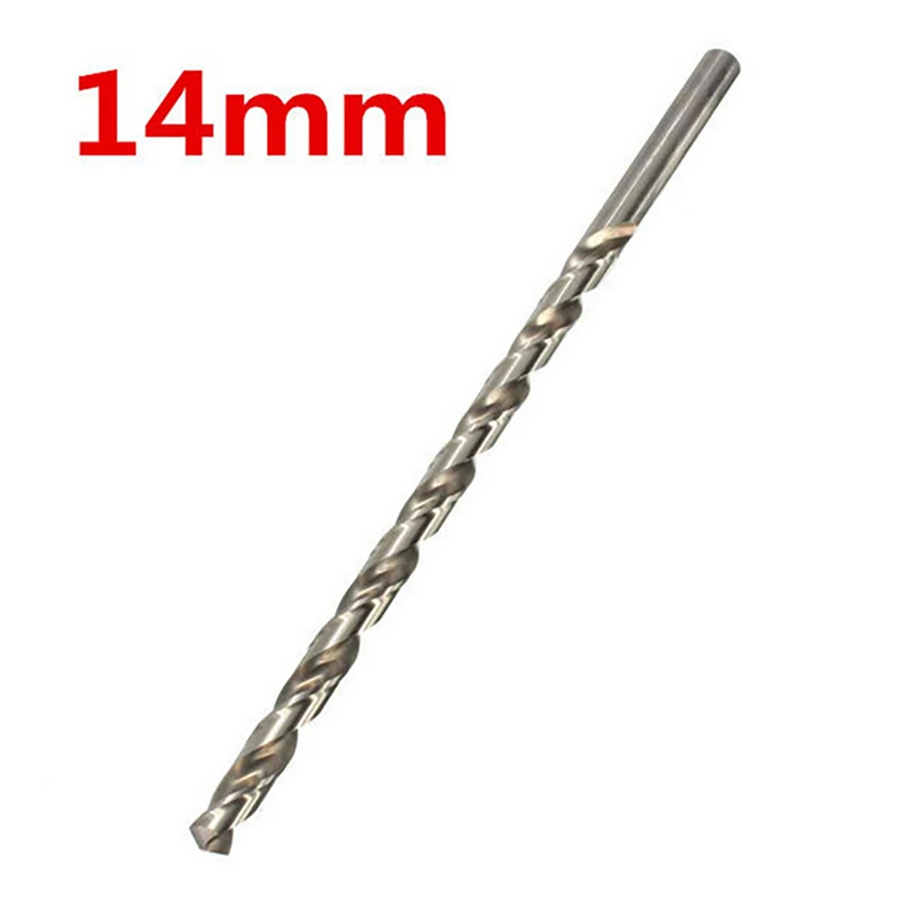

1pcs HSS Straight Shank Twist Drill Bit 14mm Diameter HSS Straigth Shank Auger Twist Drill Bit Set 350mm