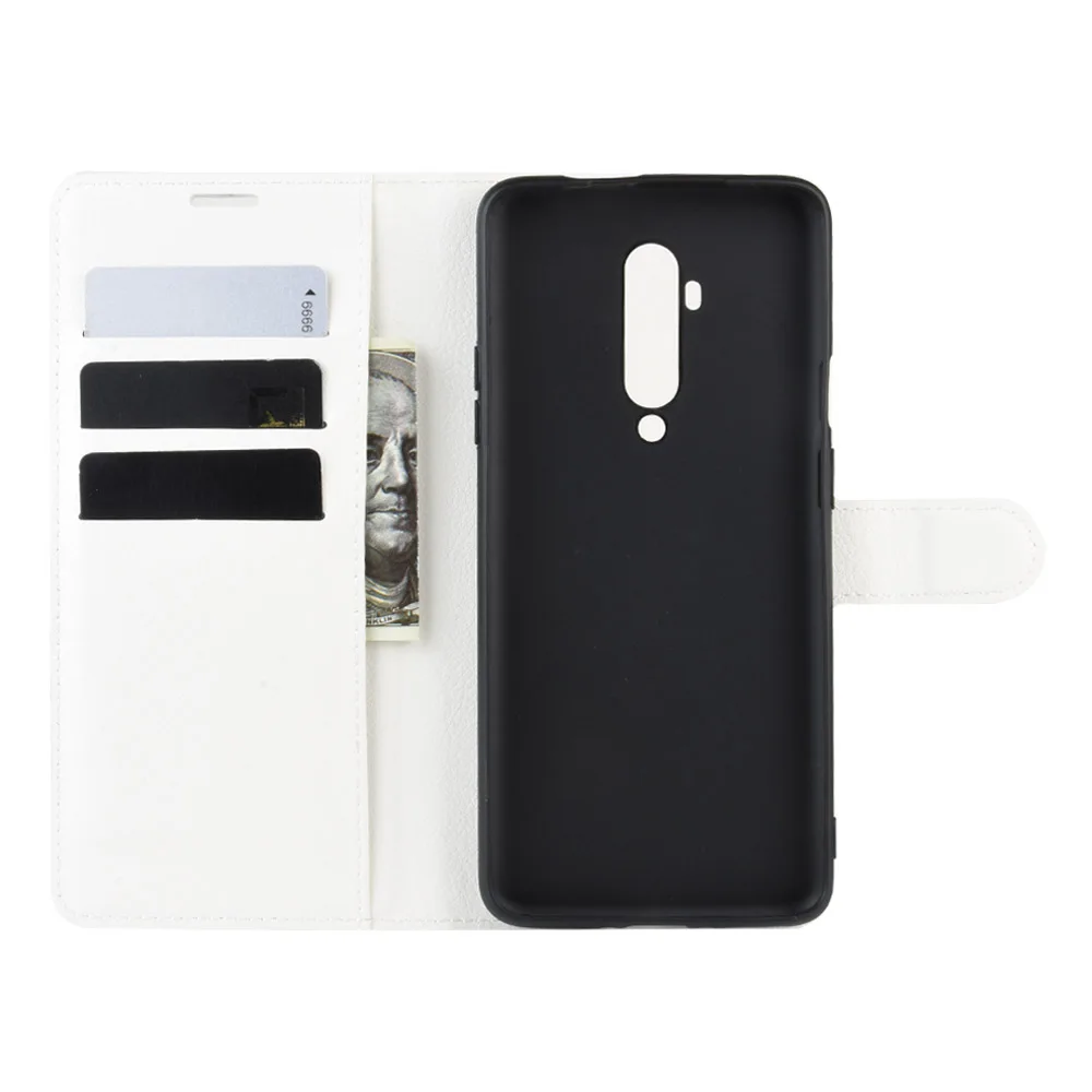 Чехол для Oneplus One Plus 7T Pro, роскошный флип-чехол из искусственной кожи с текстурой личи, кожаный чехол-бумажник для Oneplus7T Pro mlaren Edition, чехол-подставка для телефона
