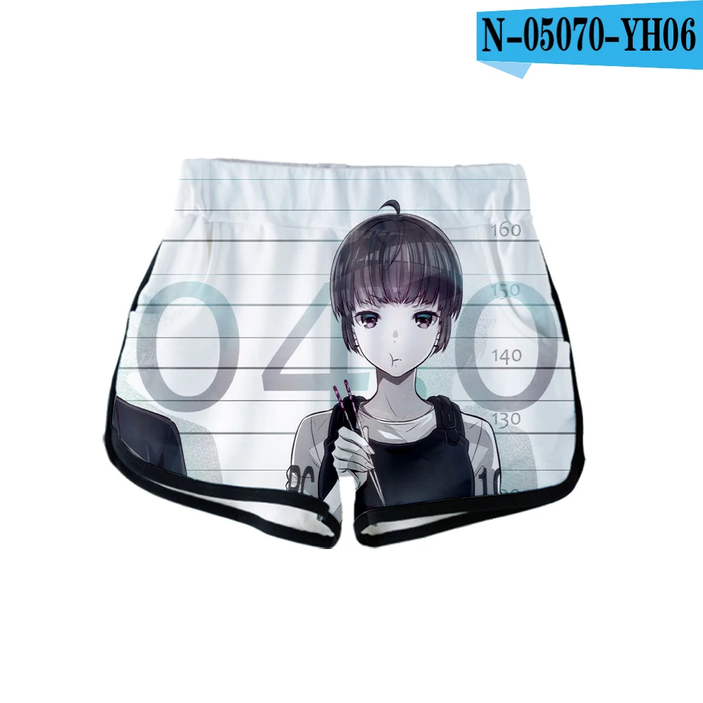 Psycho-Pass 3D Fashion Casual Shorts Popular Elastic Waist Shorts Women Cotton 3D Exclusive Hip Hop Hot Summer Short S-XL - Цвет: 6