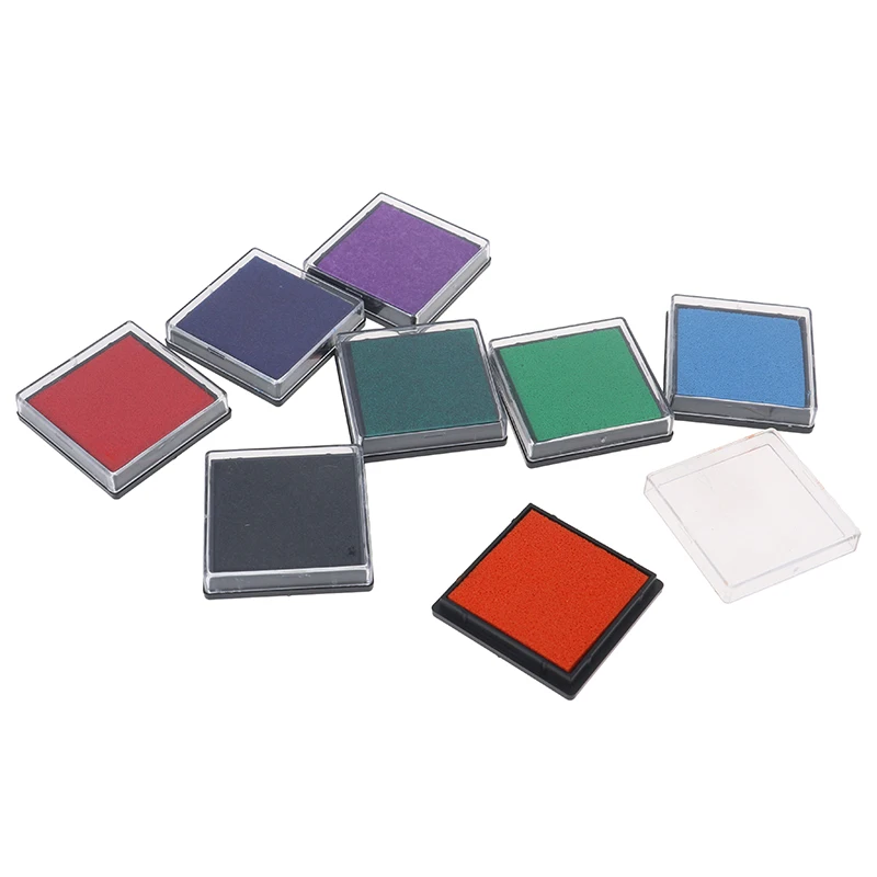 1 шт. 4 см чернильная прокладка для печати скрапбукинга красочная штемпельная