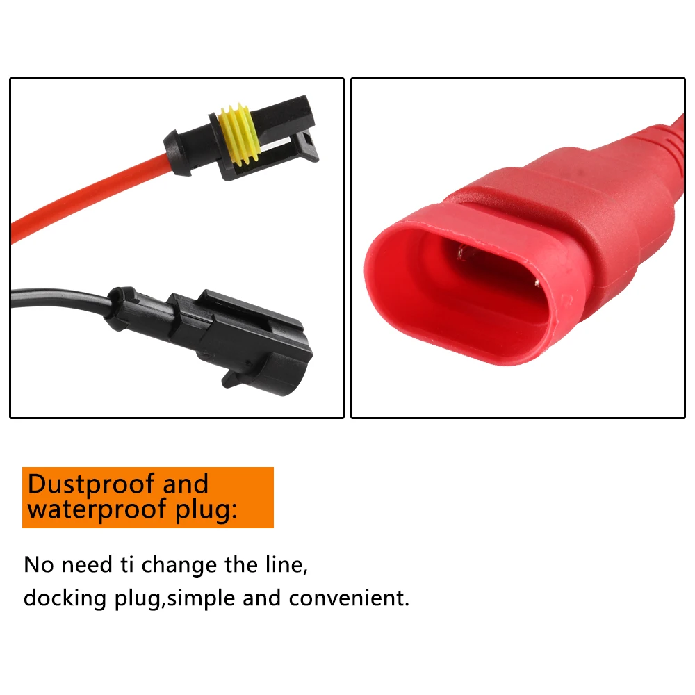 2Pcs Slim HID Ballast 55W Direct Direct Current 12V HID Xenon Ballast Replacement For H1 H3 H7 H8 H11 9005 9006 Xenon Bulbs 5