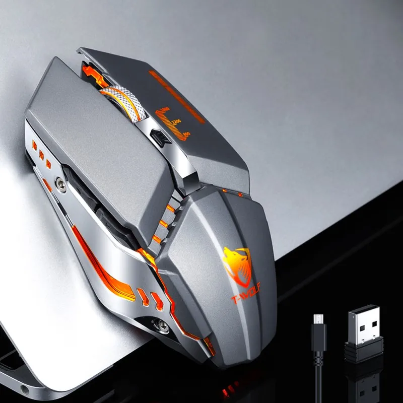 7 Color Breathing Light Wireless Gaming Mouse Optical Travel Mice With USB Receiver For Notebook/PC/Laptop/Computer