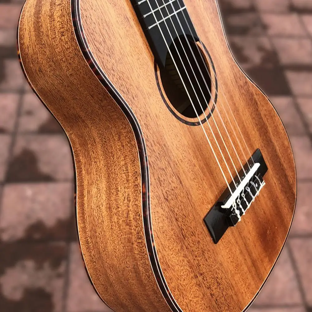 Монтажная 30 дюймов 20 лада гитара Гавайские гитары укулеле 6 струн Guitarlele