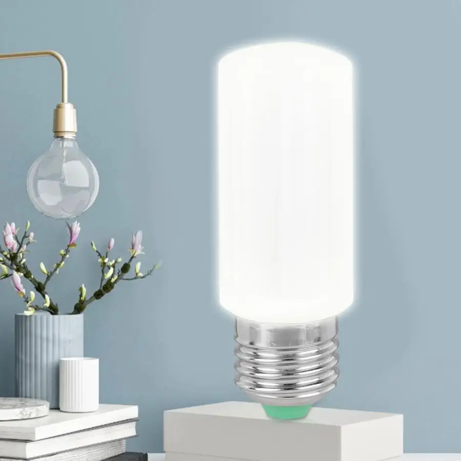 

6W E27 LED Bulb 6000-6500K Ceramic Bulb Cold Whihe Suit For Crystal Chandelier Table Lamp 2835 Chips