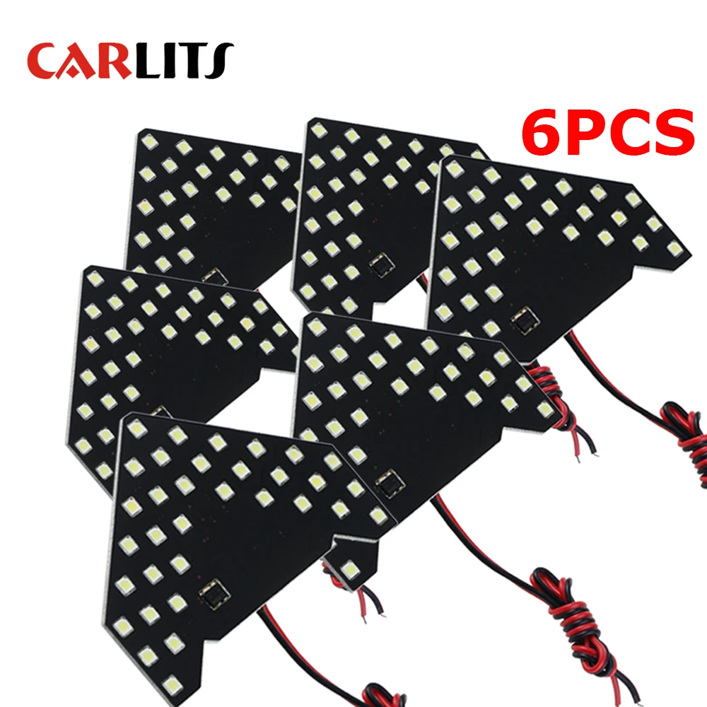 CARLITS 6 шт. 33 SMD светодиодный индикатор со стрелкой желтый зеленый красный синий для
