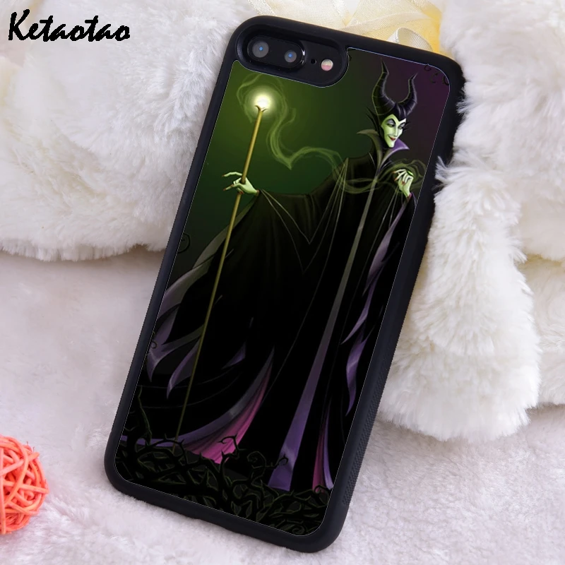 Ketaotao maleficent beauty hard plastic TPU Silicone Phone Case Cover For iPhone 6S 7 8 Plus 5S X XS XR 11 PRO MAX samsung | Мобильные