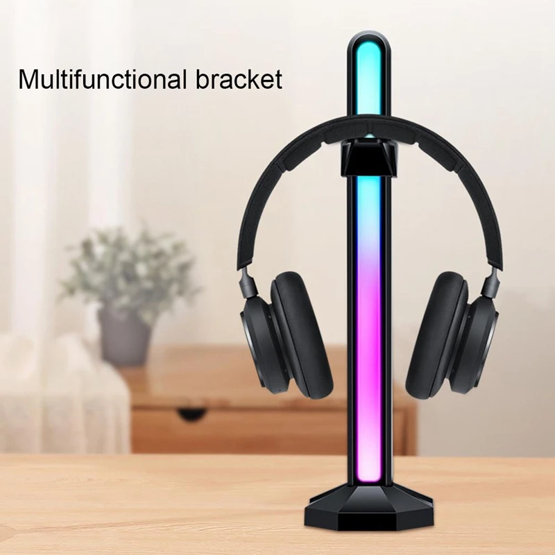 netic Headset Holder Stand 5V 3Pin ARGB Light Ie Card Vertical Stand