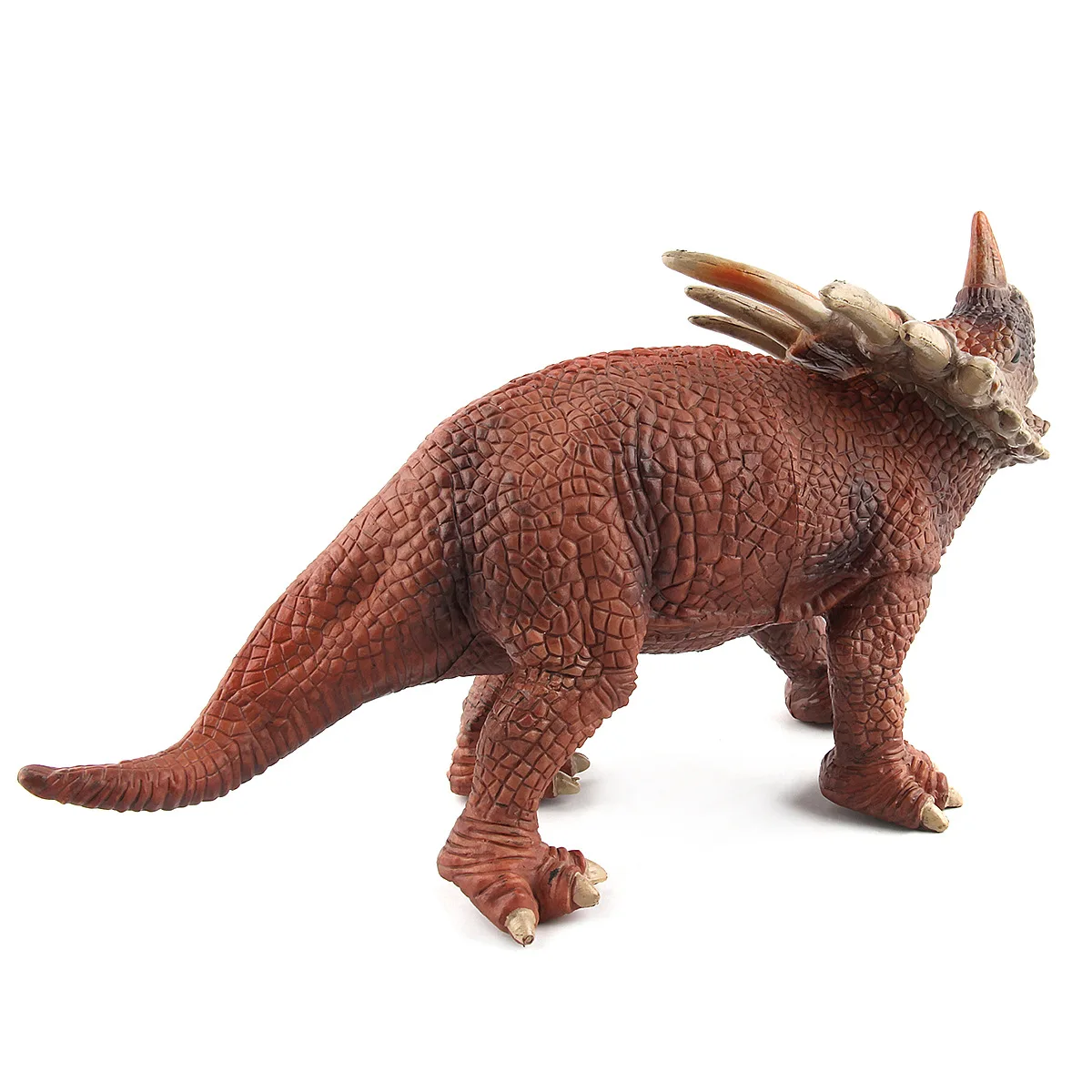Импортные товары, английский Стиракозавр, Шипованный щит, ceratopcia, пластиковая кукла, статический динозавр, гараж, комплект, модель игрушки