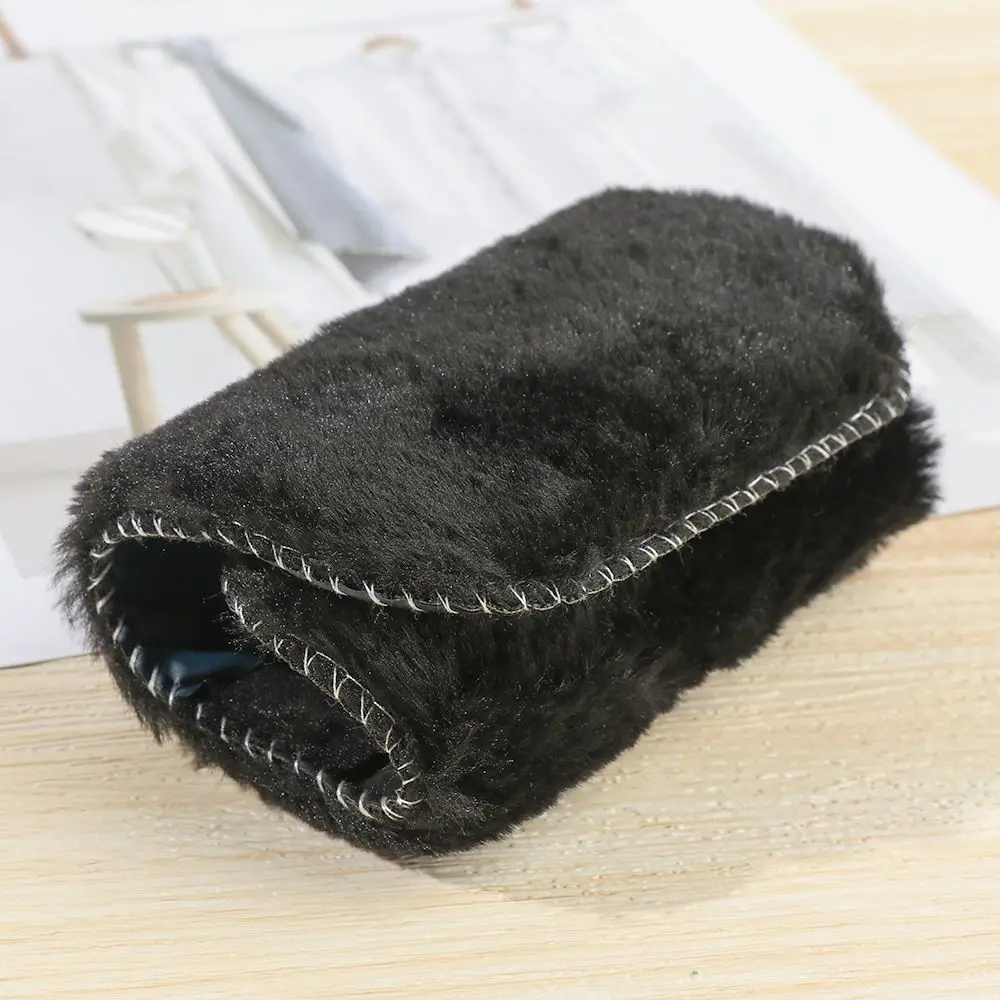 Shoe Gloves Shoe Care Brush Shoes Cleaner Soft Wool Plush Random Color Polished Gloves Wipe Shoes Handbag Brushes Leather Care 2