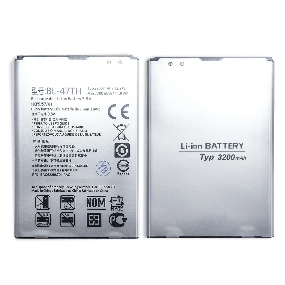 Аккумулятор для смартфона BL-47TH 3200 мАч для LG Optimus G Pro 2 F350 D837 D838 LTE-A BL 47TH сменный литий-ионный полимерный аккумулятор