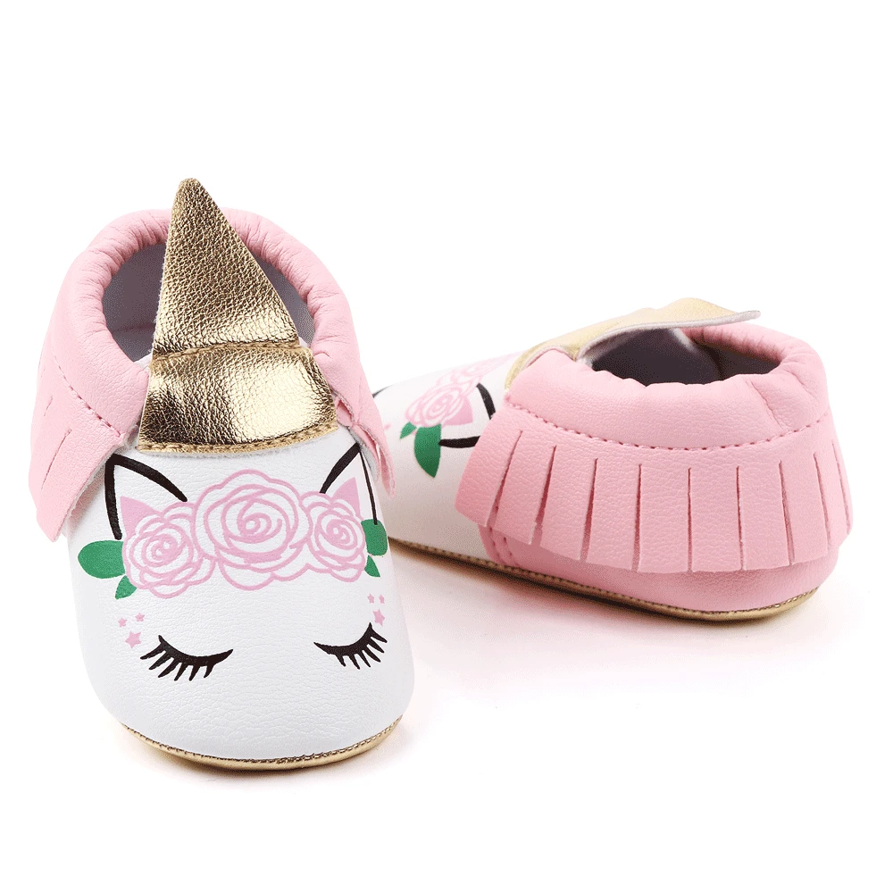 New Cute Princess shoes Ball Pu Leather Ballet Baby shoes Gift First Walkers Crib girls Infant Birthday Baby moccasins Shoes