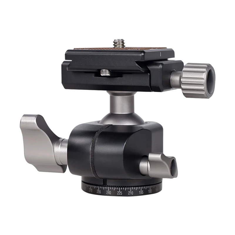 Camera Panoramic Tripod Ball Head 360 Degree Quick Release With 1/4 Screw